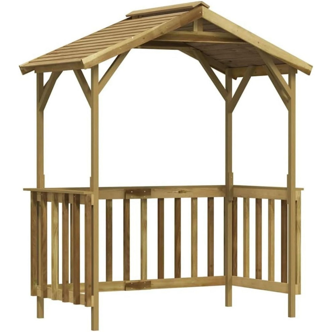 vidaxl grillpavillon kiefernholz impraegniert 1635x93x210 cm