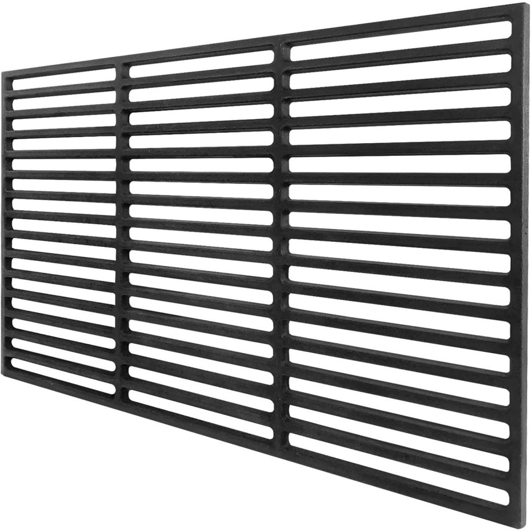 uisebrt gusseisen grillrost 60 x 40cm - rechteck gussrost emailliert grillgitter grill fuer gasgrill holzkohlegrill und mehr 60 x 40cm
