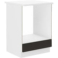 herdunterschrank passend fuer das modell weiss schwarz
