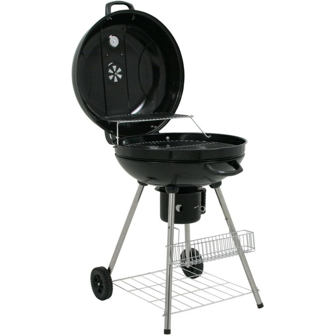 grill-toro kugelgrill birch 57 cm grillflaeche 55 cm holzkohlegrill mit deckel und abnehmbaren aschekasten schwarz rundgrill grill grill mit lueftungsschieber barbecue grill holzkohle